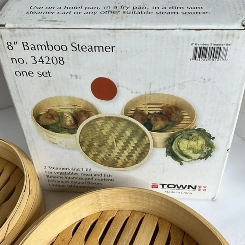 TOWN, 8 INCG BAMBOO STEAMER